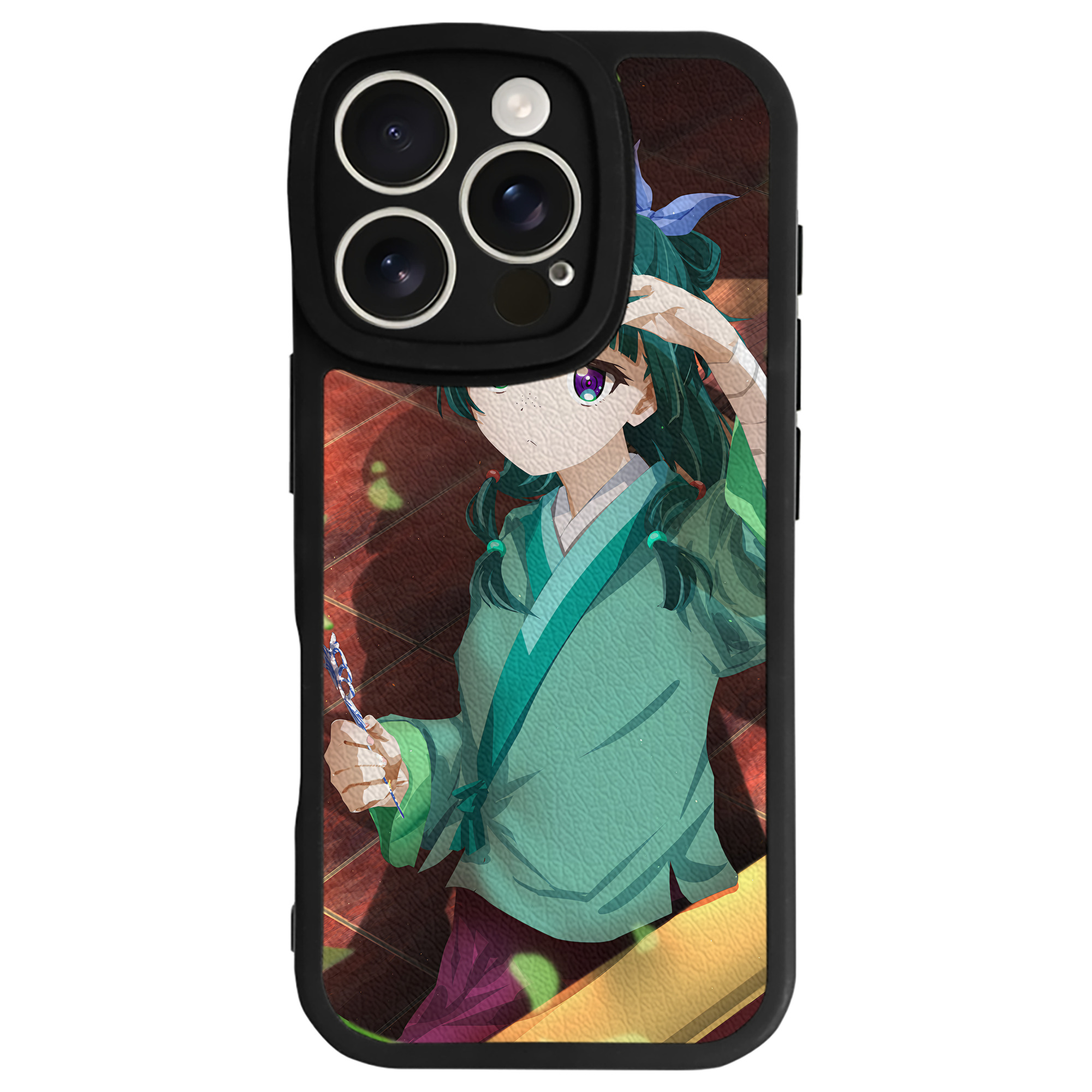 （画像用） 薬屋のひとりごと The Apothecary Diaries 【iPhone 16シリーズ対応】シリコンスマホケース（レザー調） 材質：シリコン